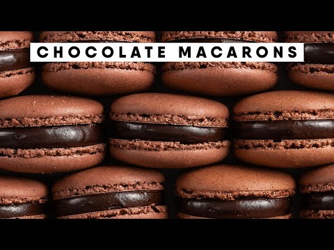 Crisp Shells, Fudgy Centres: Chocolate French Macarons
