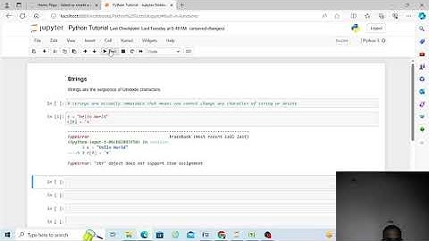 Editing & Deleting a String in Python programming