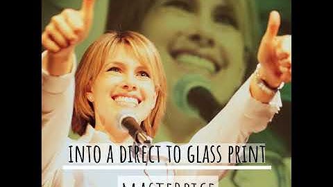 Glass Printing using  wallpen vertical inkjet mural Wall Printing Machine. Wall Printer UK