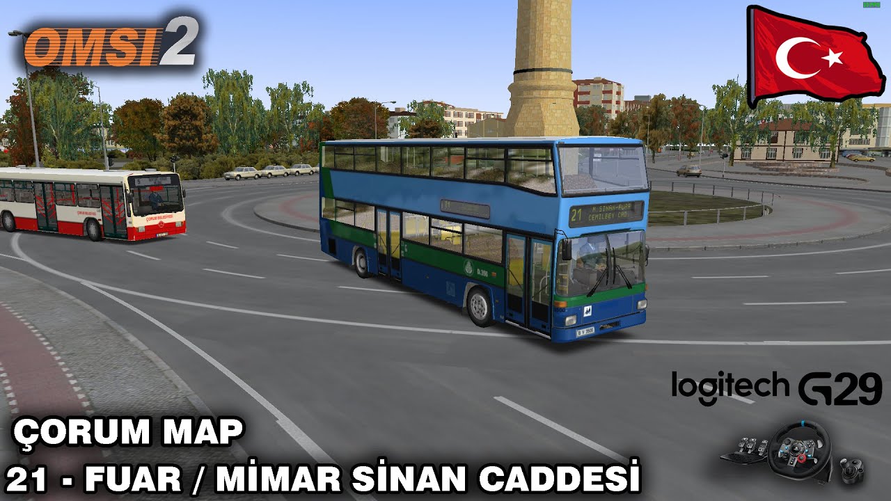OMSI 2 - ÇİFT KATLI İETT OTOBÜSÜ İLE ÇORUMDAYIZ - ÇORUM MAP
