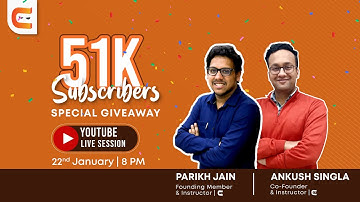 51K Subscriber Special Give away YouTube Live Session
