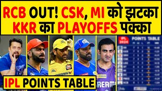 IPL POINTS TABLE 2024: KKR GT की जीत के बाद POINTS TABLE में हुआ बड़ा बदलाव, RCB PLAYOFFS से बाहर!