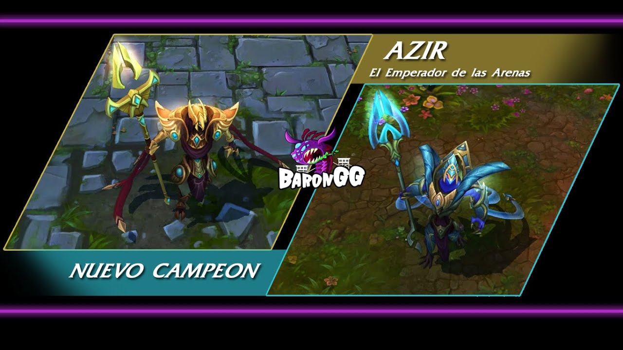Presentacion de Azir/Rework Cassiopeia/Skin Kha'Zix - YouTube
