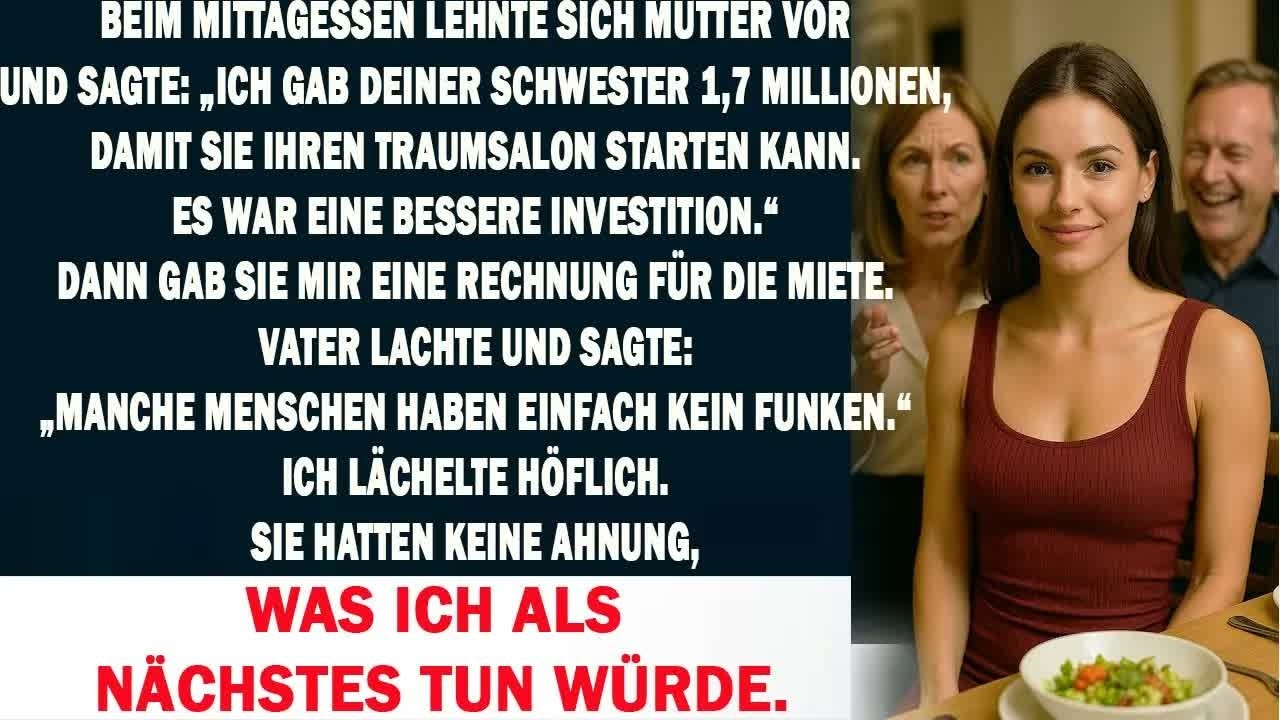 BEIM MITTAGESSEN SAGTE MEINE FAMILIE, ICH HÄTTE KEIN FUNKEN – DOCH SIE KANNTEN MEIN STUDIO NICH