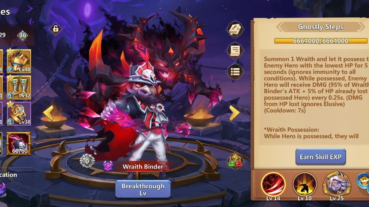 Wraith Binder Best Build - Castle Clash