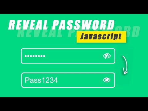 Show and Hide Password using Javascript