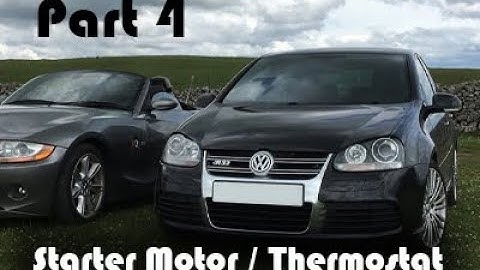 Timing Chain on Golf R32 Mk5 (VR6) - Part 4 - Thermostat and Starter Motor