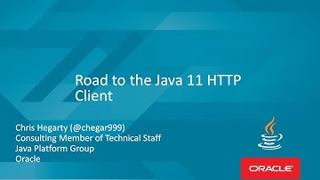 Road to the Java 11 HTTP Client with Chris Hegarty
