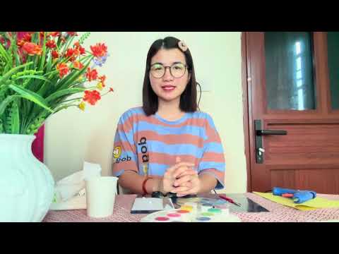 Видео: Cách Vẽ Bình Hoa Đào Đông Đón Tết  Phần 1