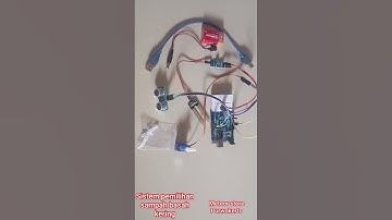 jual prototype sistem pemilihan sampah otomatis basah dan kering berbasis Arduino di purwokerto