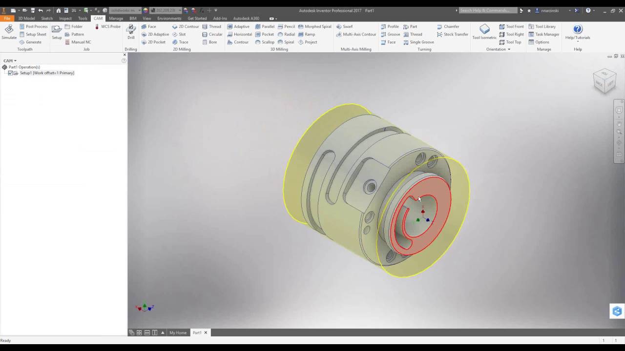 D3 TECHNOLOGIES - Turning with Inventor HSM Webcast - YouTube