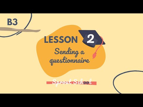 Video: How To Send A Questionnaire