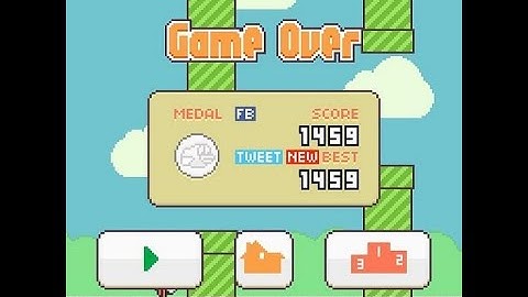 Flappy Bird - high score! not possible! A new record!