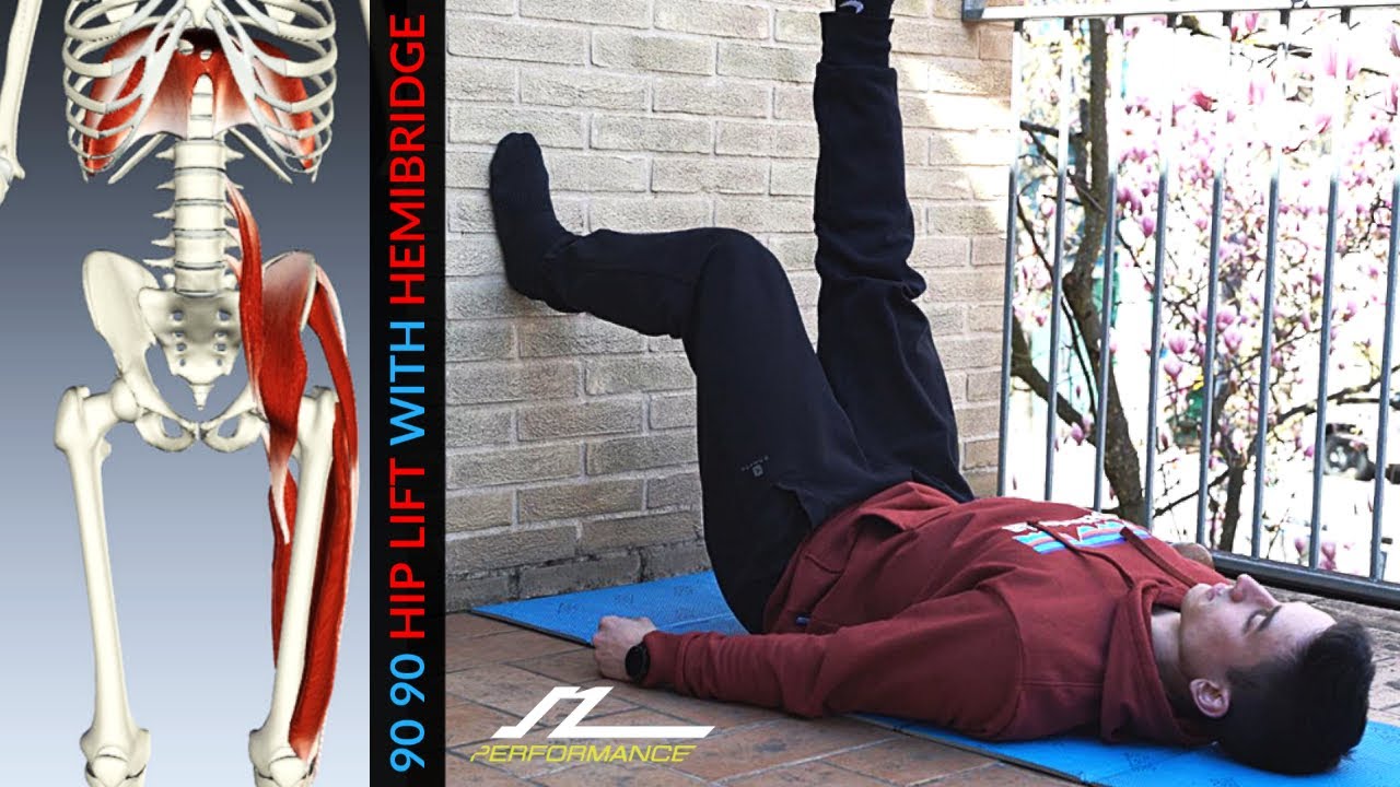 Postura e compensi - 90 90 hip lift with hemibridge