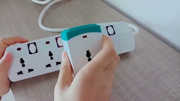 3 way multi plug adapter with 2 usb