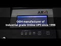 Arvi ups industrial grade online ups factory