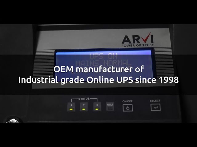 ARVI UPS Industrial grade Online UPS factory class=