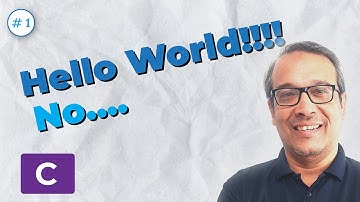 #1 C Language: Hello World!!! NO.... | First Program & Compiler Explained