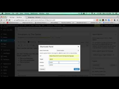 Shortcode-Button