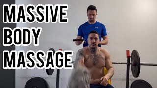 Gentle ASMR: Relaxing Chest Massage on Muscular Bodybuilder