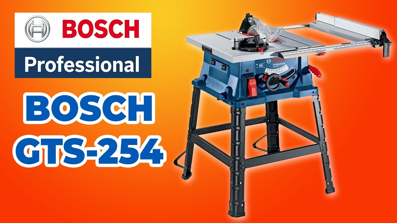 BOSCH GTS 254 İnceleme YouTube