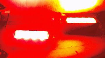 Amber / red 2x4 split led units with multi patterns