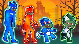 Unstable Family Catboys Family Become Zombie? Poor Baby Owlette Catboys Life Story Pj Masks 2D
