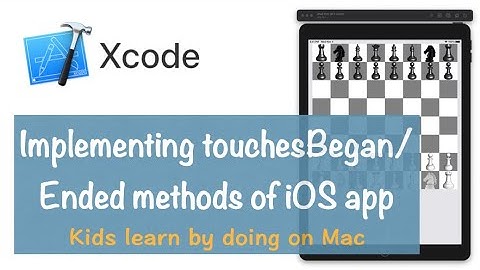 iOS UIKit 043: Implementing touchesBegan and touchesEnded methods
