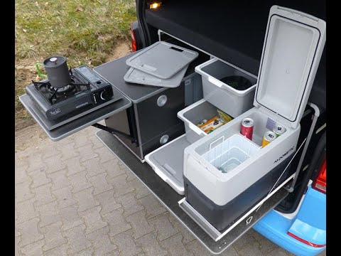 ⁣Biến phương tiện hàng ngày của bạn thành Campervan: Reimo L-CM Campingbox cho VW T6