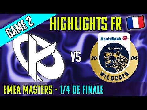 KC vs IW Highlights FR game 2 | 1/4 finals EMEA Masters 2023 | Karmine Corp vs İstanbul Wildcats
