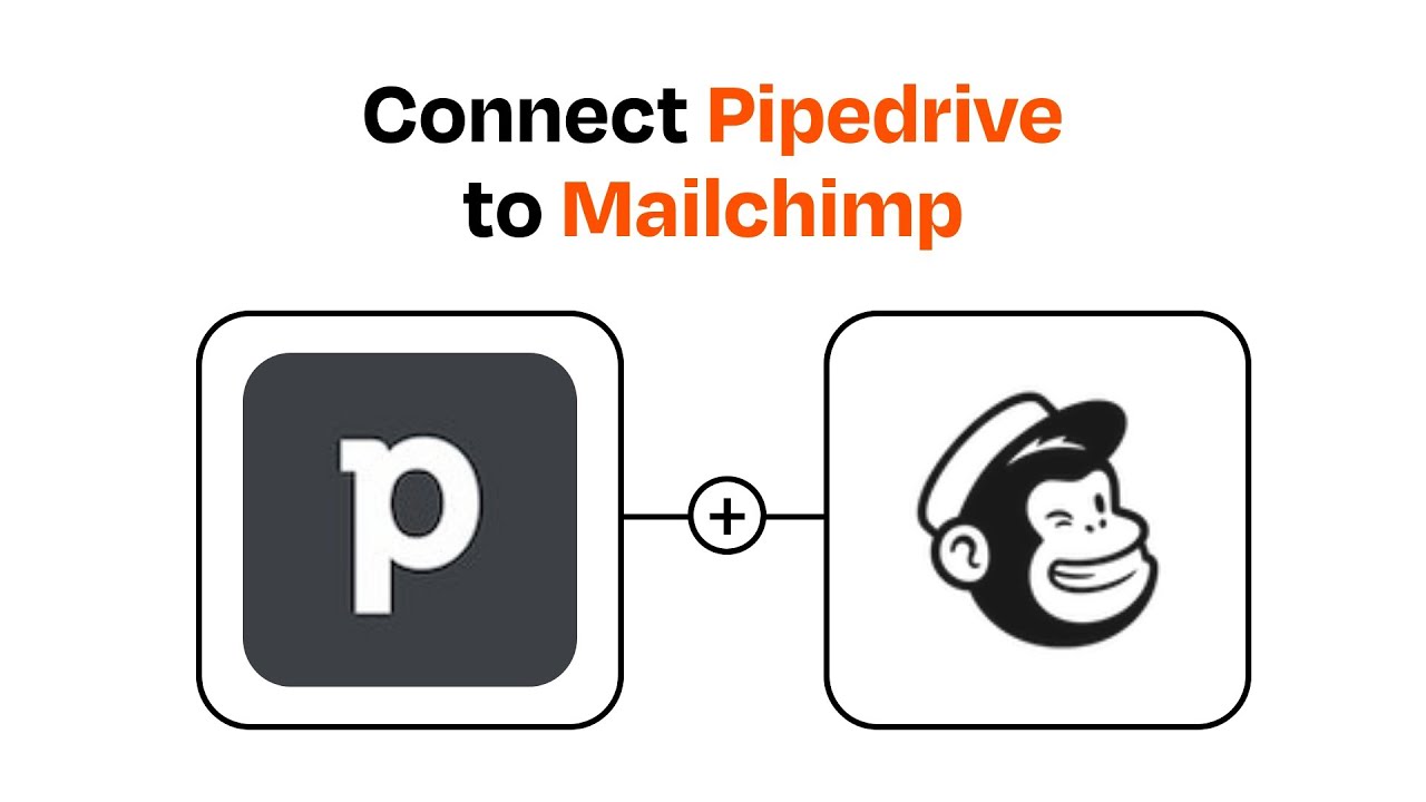 How to connect Pipedrive to Mailchimp Easy Integration YouTube