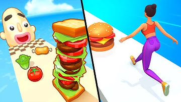 Sandwich Runner | Twerk Race 3D All Levels Gameplay Android,ios