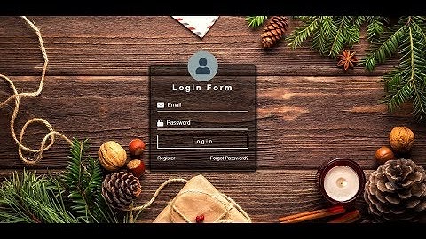 Membuat Halaman Login Transparan dengan HTML dan CSS