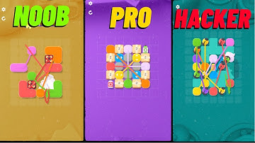 Hyper- Hybrid Casual - Blocks and Ropes - Level 11-15 - Gameplay Walkthrough (iOS & Android)