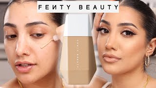 FENTY BEAUTY EAZE DROPS BLURRING SKIN TINT REVIEW & WEAR TEST |AnchalMUA