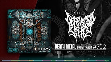 Death Metal Drum Track / Defeated Sanity Style / 135 bpm