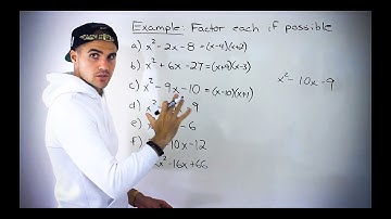 Grade 10 Math (Ontario, MPM2D) - Factoring by Decomposition Part 3