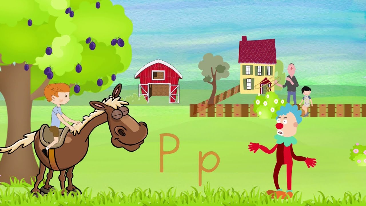 ABC-Lied - Buchstabe P - mit Kiku, dem Clown