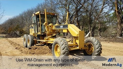 Building Terraces with Trimble WM-Drain