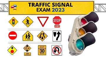Written Test Study Guide for 2023-Traffic signal rules in USA