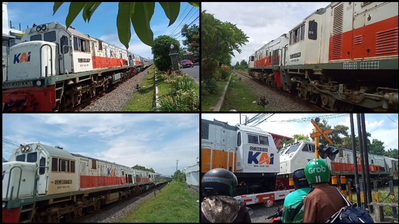 KOMPILASI DOUBLE TRAKSI / TRAKSI GANDA LOKOMOTIF