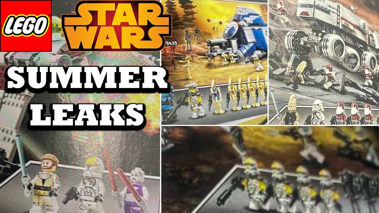 LEGO Star Wars 2025 Summer Set Images Leaked! (Clone Turbo Tank, MTT, V-19, & MORE)