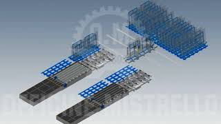 3D animated video   MISTRELLO   automatic shuttle system for glass
