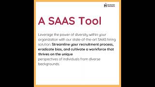 Diversity Hiring Solution: Transform Your Workforce with Our SAAS Tool! #hiring #saas #career