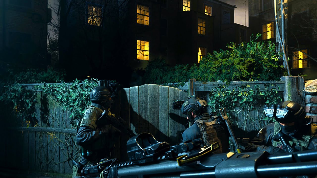 Call of Duty Modern Warfare The SAS Team clears the Townhouse of Al