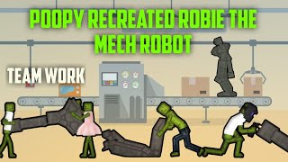 POOPY JOIN THE MECH WAR BATTLE PART 2 | MELON PLAYGROUND