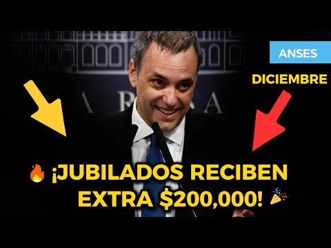 ¡MILEI y ANSES confirmaron EXTRA de $200,000, bono de $70,000, PLUS 2,69% y Aguinaldo en DICIEMBRE!