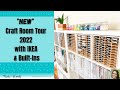 New craft room tour 2022  come see my new  improved room for card making craftroomorganization
