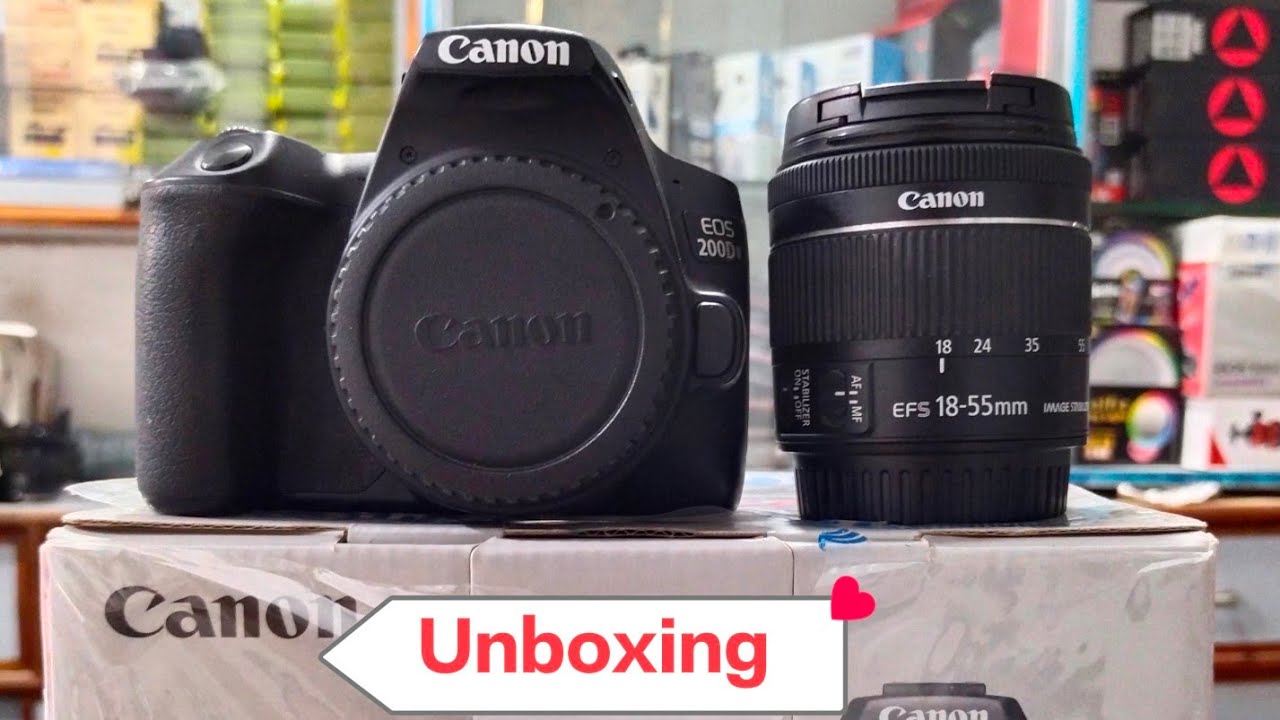 Canon 200D ii With 1855 STM Unboxing & Review 2023 😍Canon200ii 4K