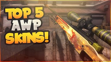 CS GO - Top 5 AWP Skins! (BEST AWP SKINS)